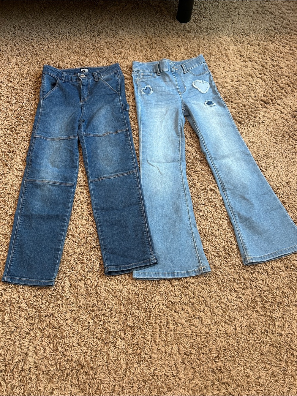 Girls jeans size 7 wonder nation and dkny